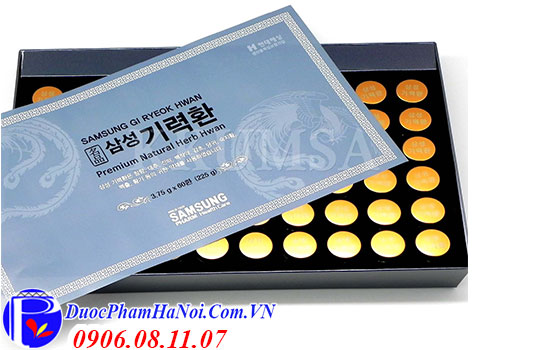 An cung SamSung Gi Ryeok Hwan hộp giấy 60 viên