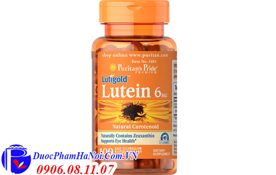 Puritan's pride lutigold lutein 6mg 100 viên