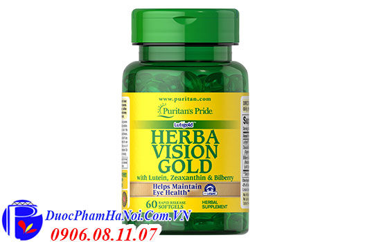 Puritan's pride herba vision gold 60 viên