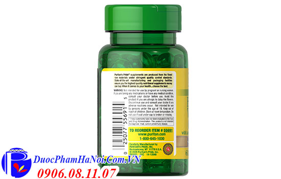 Puritan's pride herba vision gold 60 viên