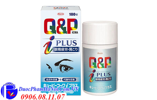 Bổ mắt q&p iplus 180 viên