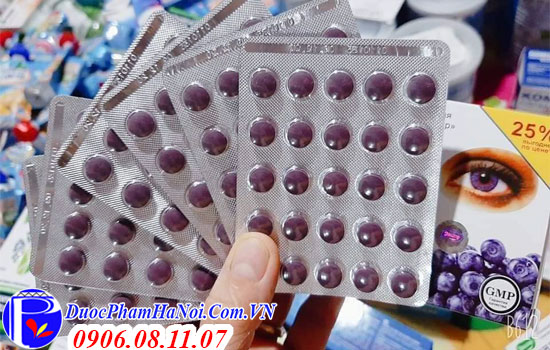 Bổ mắt việt quất Nga Blueberry Forte