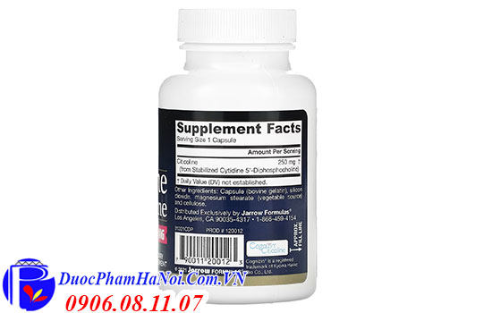 Citicoline CDP Choline 250mG 60 viên