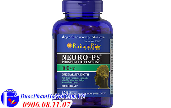 Puritan's Pride Neuro PS 100mg 120 viên