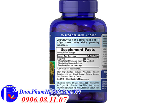 Puritan's Pride Neuro PS 100mg 120 viên