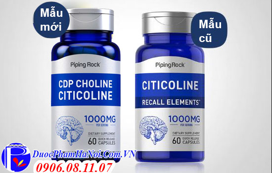 Thuốc bổ não Pipingrook CDP Choline citicoline 1000mg của mỹ