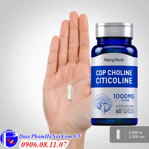 Thuốc bổ não Pipingrook CDP Choline citicoline 1000mg của mỹ