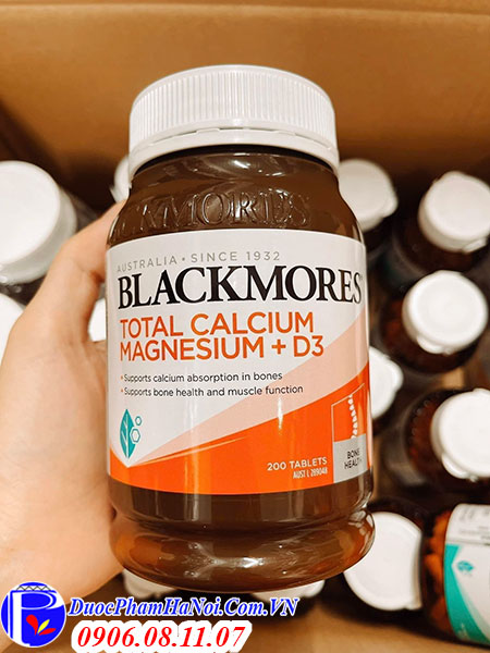 Blackmore Total Calcium Magnesium D3 200 Viên Chính Hãng Của Úc