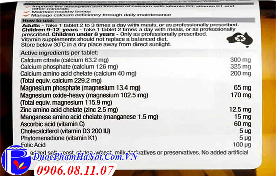 Blackmore total calcium magnesium d3
