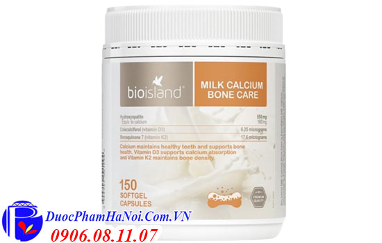 Viên Uống Canxi Bio Island Cho Bà Bầu Bone Care