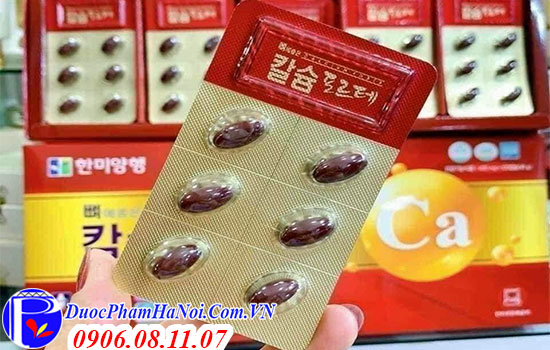Canxi hữu cơ Hàn Quốc Calcium Forte hộp đỏ 120 viên