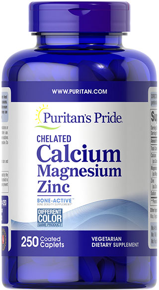 Chelated Calcium Magnesium Zinc Puritan's Pride Chính Hãng Của Mỹ