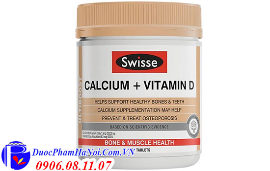 Swisse calcium vitamin d 150 viên