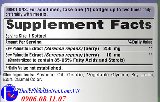 Saw Palmetto Extract