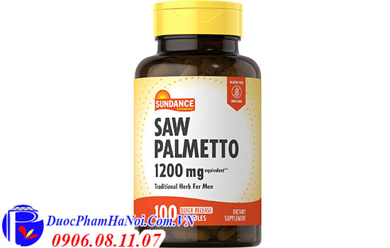 Sundance Saw Palmetto 1200 mg 100 viên của Mỹ