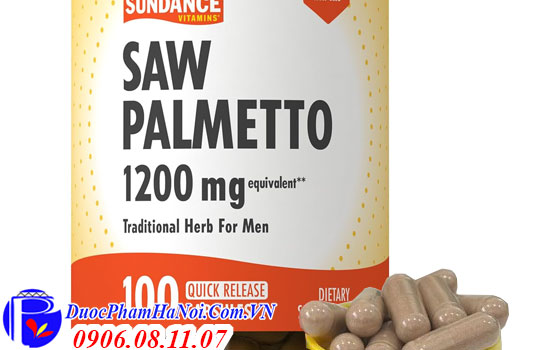 Sundance Saw Palmetto 1200 mg 100 viên của Mỹ