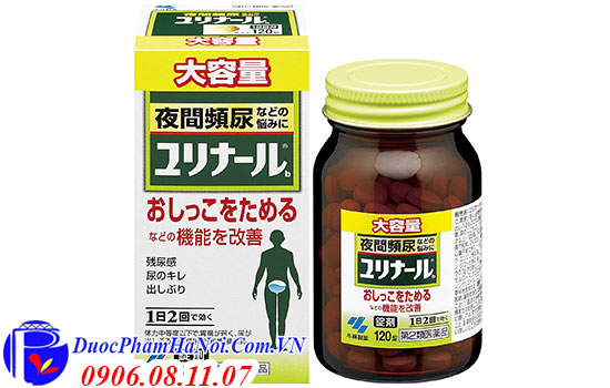 Thuốc trị tiểu đêm Nhật Bản Yurinaru B 120 viên