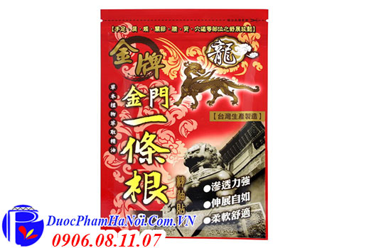 Cao dán Đài Loan túi đỏ Dragon Gold