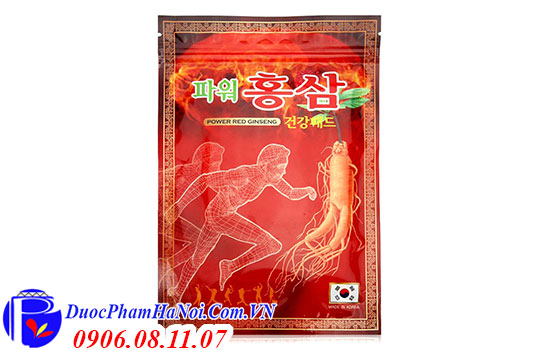Cao dán sâm đỏ Hàn Quốc Power red ginseng