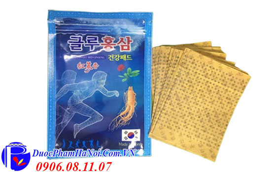 Cao Dán Hồng Sâm Xanh Korean Glu Red Ginseng 