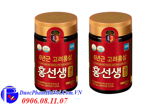 cao hồng sâm 6 years Korean red ginseng hong seon saeng gold