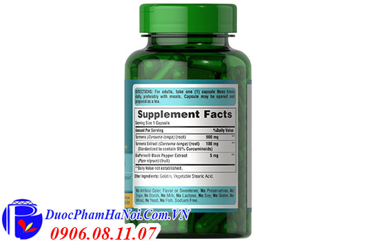 Turmeric curcumin 1000 mg puritan's pride