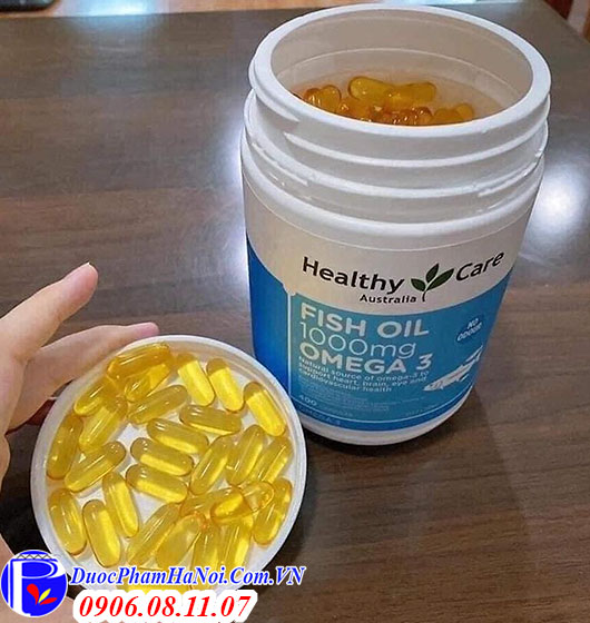 dầu cá omega 3 healthy care 400 viên