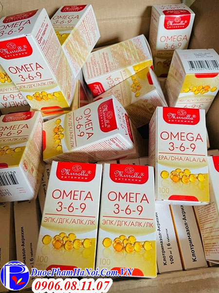 Dầu Cá Mirrolla Omega 369 Của Nga