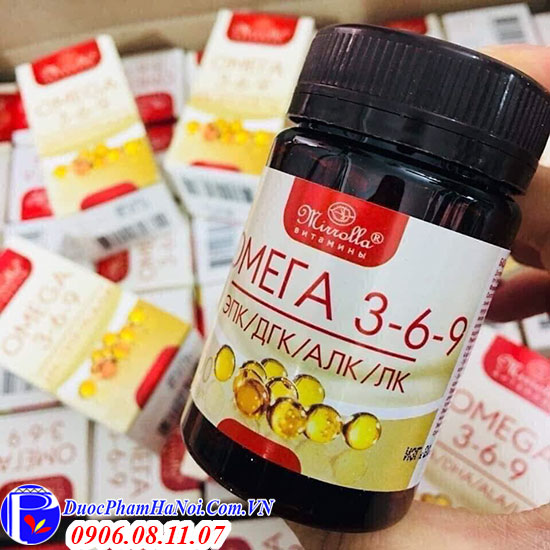 Dầu Cá Mirrolla Omega 369 Của Nga