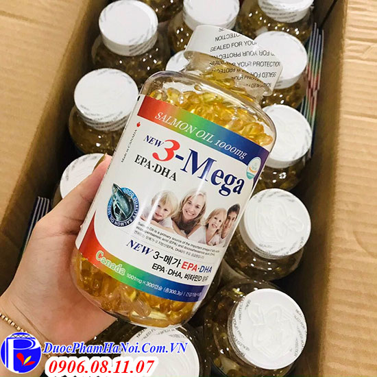 dầu cá New 3 mega EPA DHA 1000 Hàn Quốc