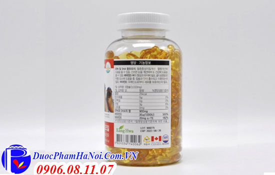 tinh dầu hải cẩu canada