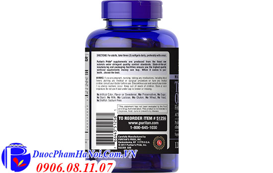 Triple Omega 3 6 9 Fish Flax & Chia Oils 120 viên