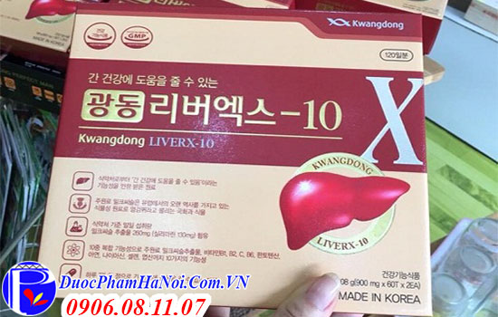 Bổ gan Kwangdong LiverX 10 Hàn Quốc
