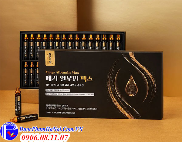 Wongidam Mega Albumin Max dạng nước của Hàn Quốc