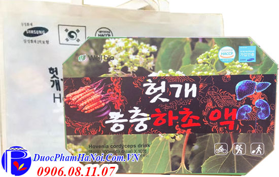 Nước bổ gan đông trùng hạ thảo Hàn Quốc