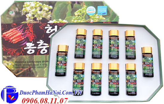 Nước bổ gan đông trùng hạ thảo Hàn Quốc