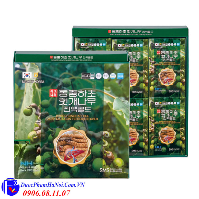 Nước bổ gan đông trùng SMS Bio