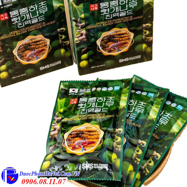 Nước bổ gan đông trùng SMS Bio