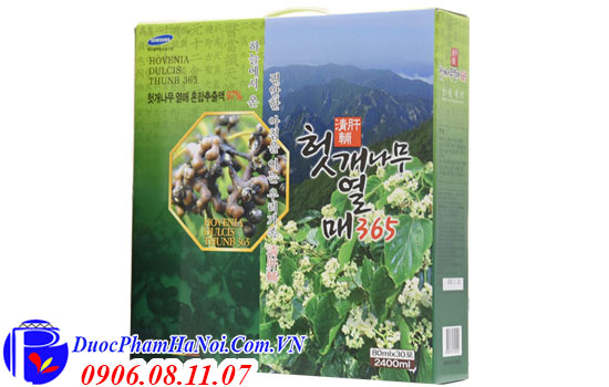 Nước uống bổ gan Hovenia Dulcis Thunb 365