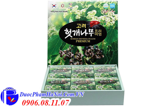 Nước bổ gan Korean hovenia dulcis premium hộp 30 gói x 70mL