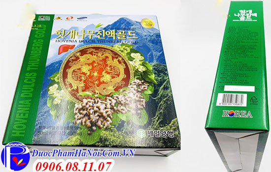 Nước Bổ Gan Rồng Đỏ Hàn Quốc Hovenia Dulcis Thunberg Gold