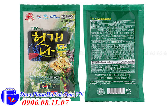 Nước bổ gan tw hovenia dulcis Hàn Quốc