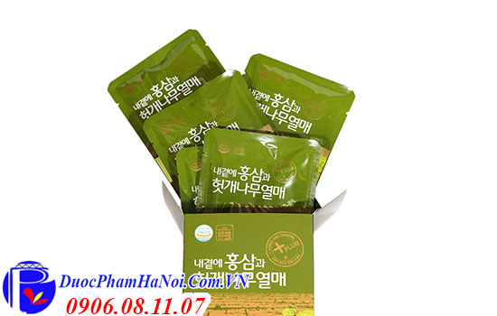 Nước hồng sâm bổ gan Hàn Quốc