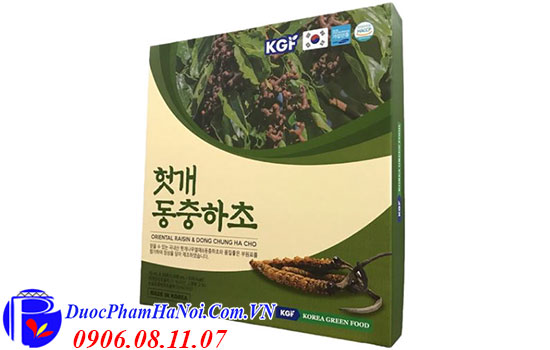 Nước mát gan đông trùng hạ thảo KGF