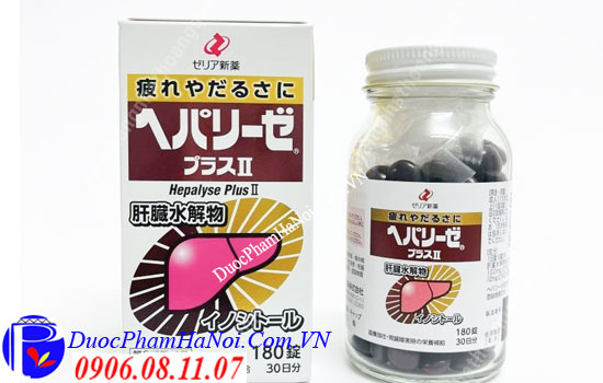 Bổ gan trắng Nhật Hepalyse Plus II 180 viên