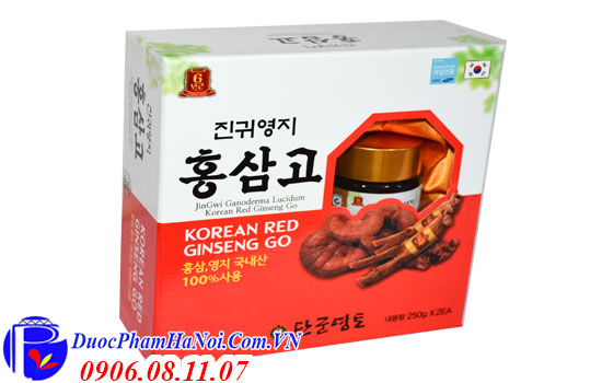 Cao hồng sâm linh chi Hàn Quốc JinGwi