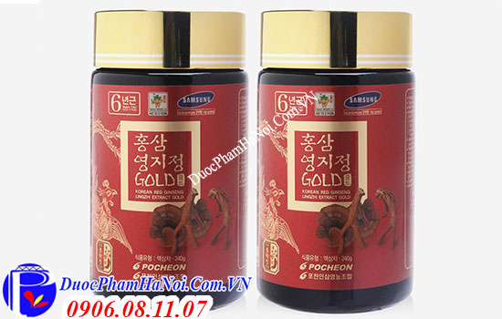 Cao hồng sâm linh chi Pocheon