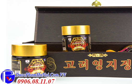 cao linh chi hộp gỗ đen Hàn Quốc