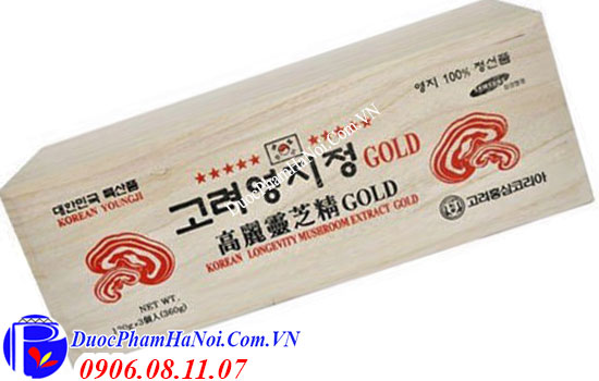 Cao linh chi hộp gỗ trắng Hàn Quốc