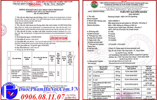 Nấm linh chi Daedong đạt chuẩn chất lượng Hàn Quốc và Việt Nam
